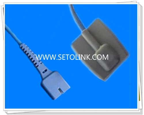Novametrix 9 Pin Pediatric Silicone Soft Tip SpO2 Sensor
