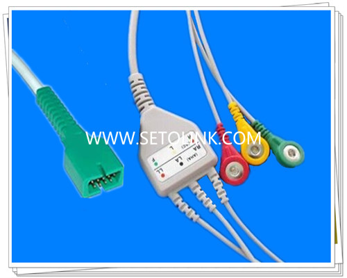 MEK 9 Pin One Piece ECG Cable