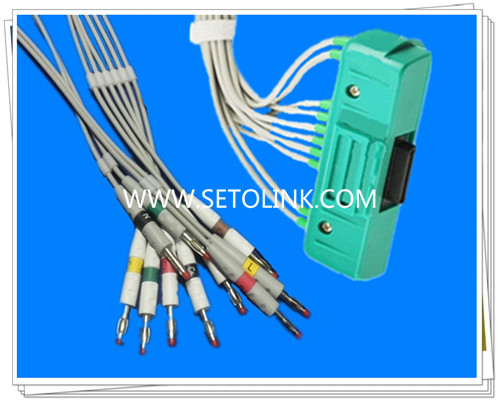 Nihon Kohden BR 911D ECG Cable 10 Leadwires
