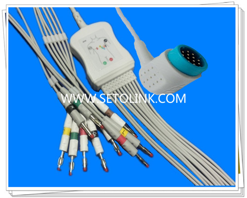 Medtronic Physio Control One Piece ECG Cable 10 Leadwires