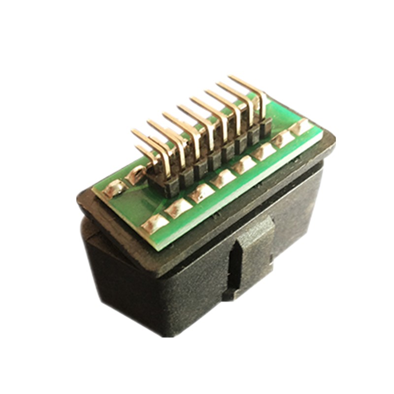 Right Angle 12V OBD 16 Pin Male Connector ST SOM014A D